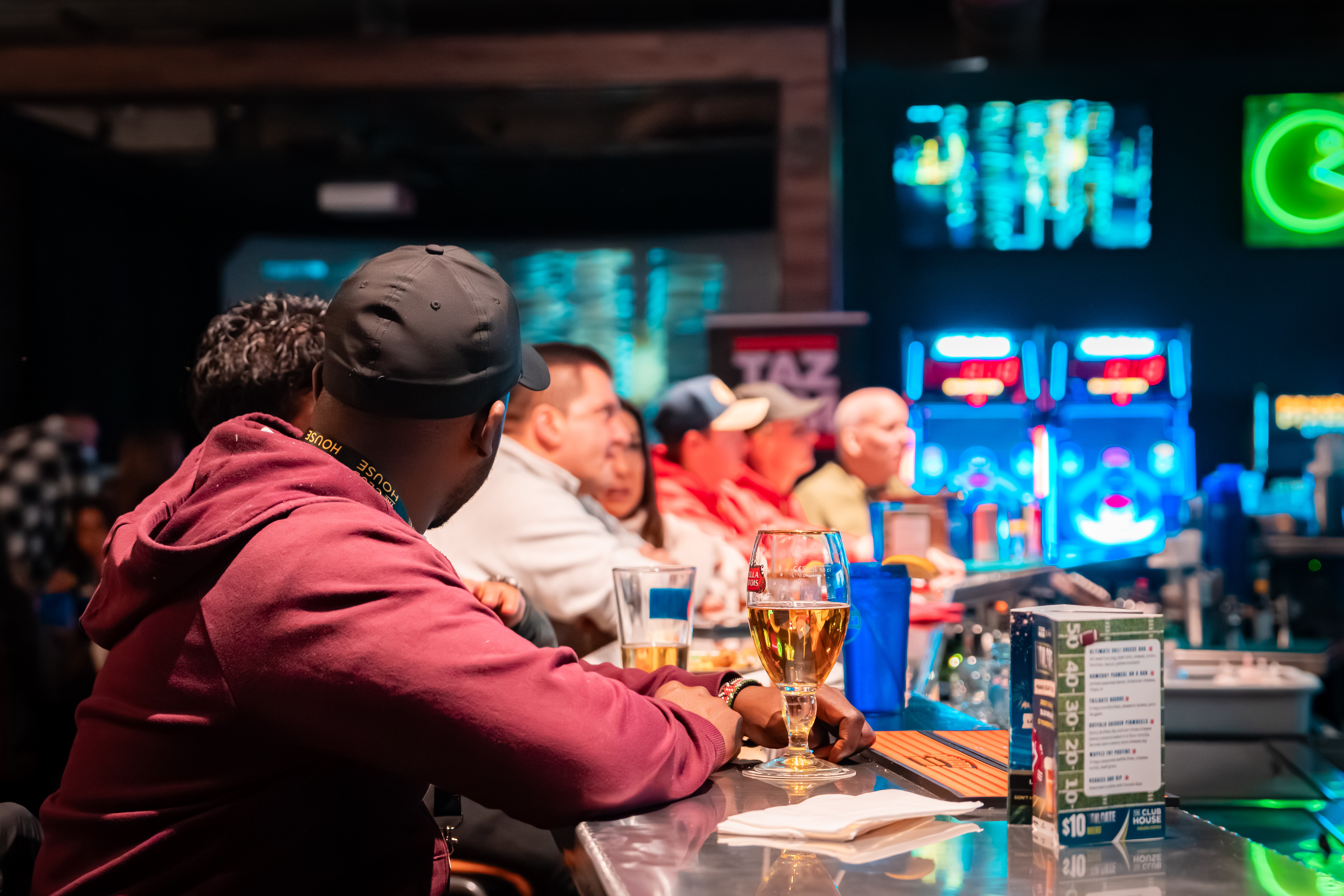 Team building event inside Club House at 100 Kellogg Lane in London Ontario.