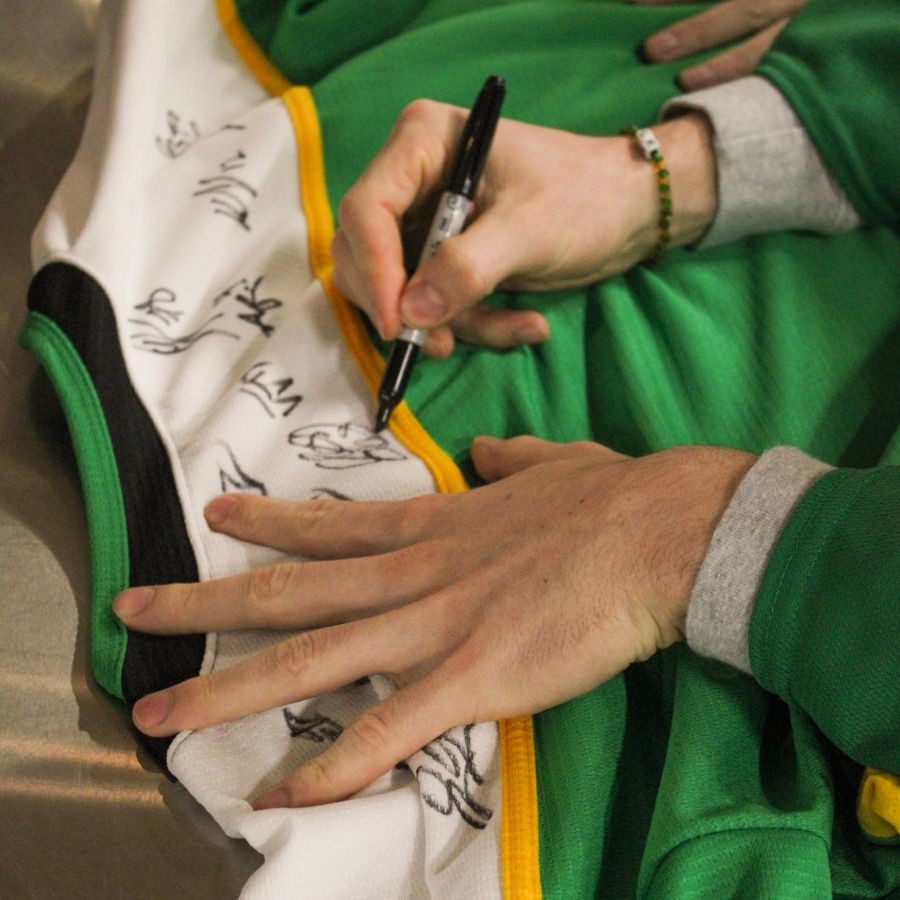 Knights Jersey Signing